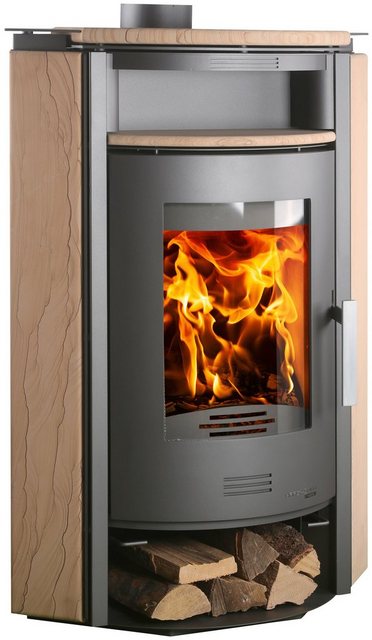 Haas + Sohn Kaminofen »KUOPIO-II 265.17«, 8,08 kW, Dauerbrand, (1-tlg), aus Naturstein