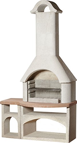 Buschbeck 90076.000 Bozen Grillkamin, weiß-terra