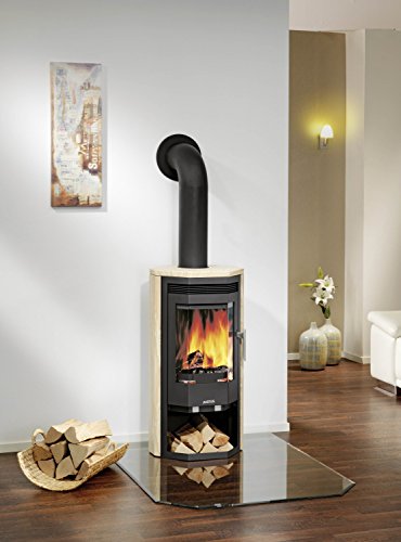 Justus Kaminofen Usedom 7 schwarz Sandstein