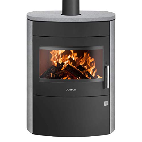 Justus 5491 23 Agero 2.0 Kaminofen Stahl Schwarz | Speckstein/A