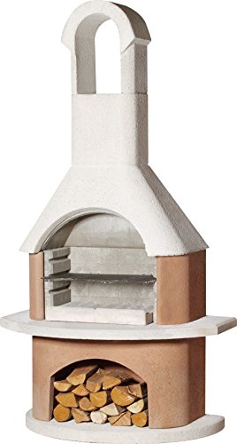 Buschbeck 90060.000 Bali Grillkamin, weiß-terra